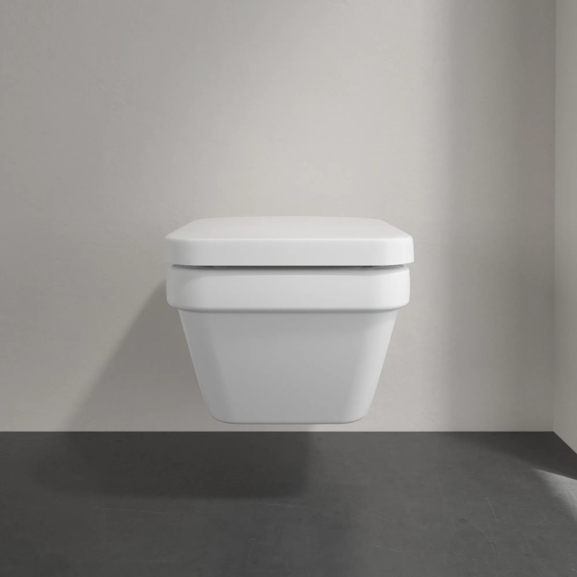 Wand-Tiefspül-WC DirectFlush „Architectura“ 37 × 31,6 × 53 cm, ohne Spülrand, Abgang waagerecht