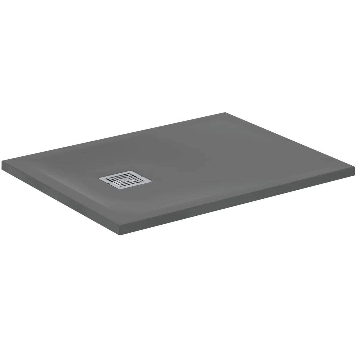 Ideal Standard Rechteck-Brausewanne Ultra Flat S + 900x700mm Quarzgrau