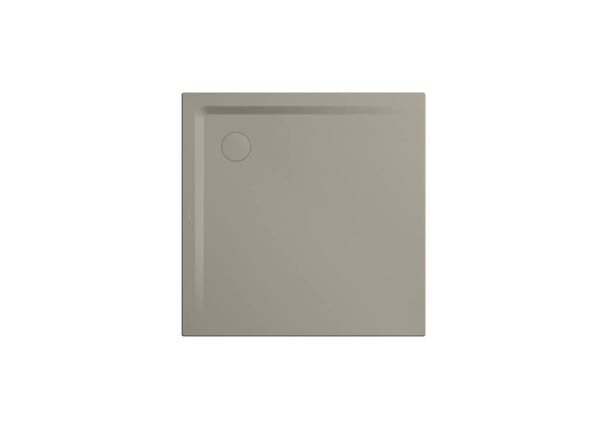 Kaldewei Duschwanne „Superplan“ 120 × 120 cm mit Perl-Effekt, in warm grey 50