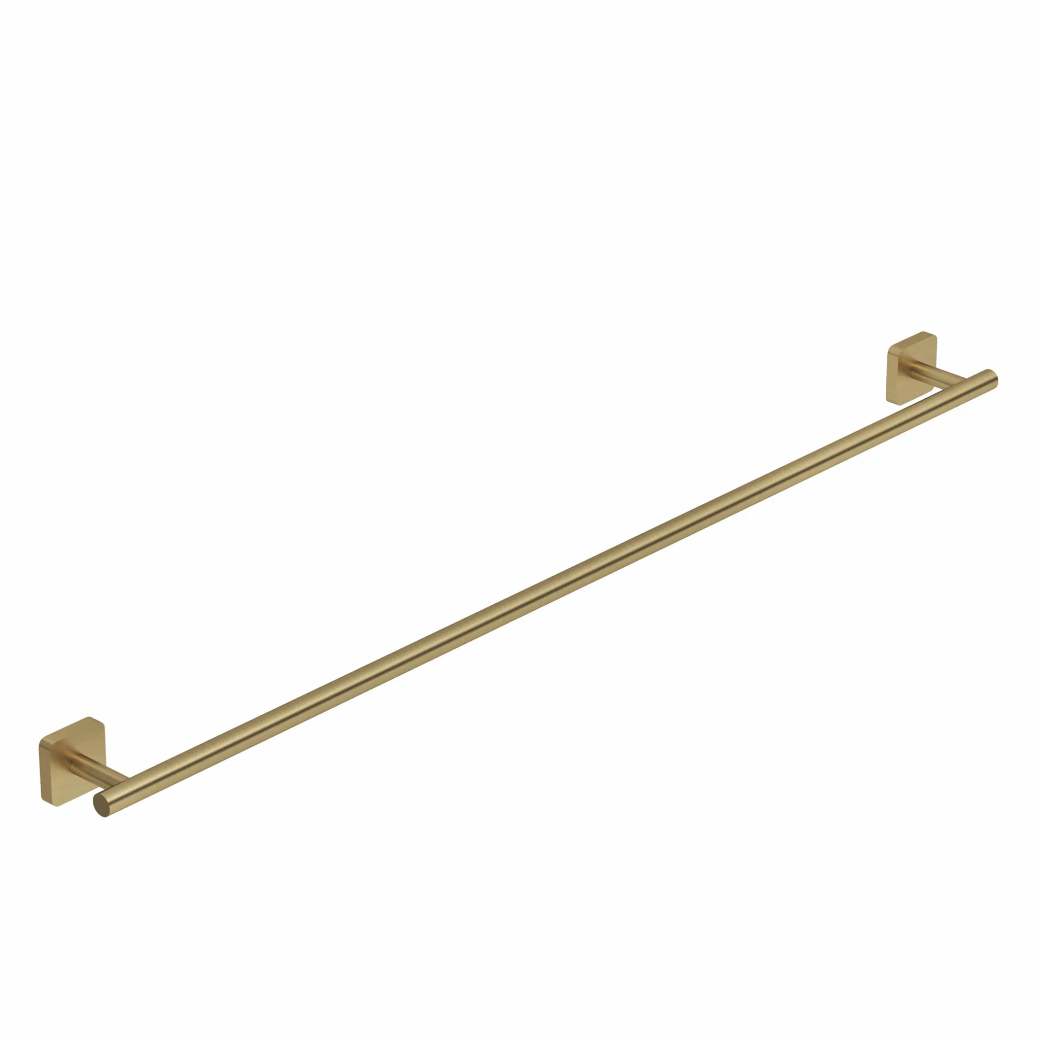 Kludi-VELA S Badetuchhalter Brushed Gold 848 mm feststehend Wandmontage mit Schrauben und Dübel