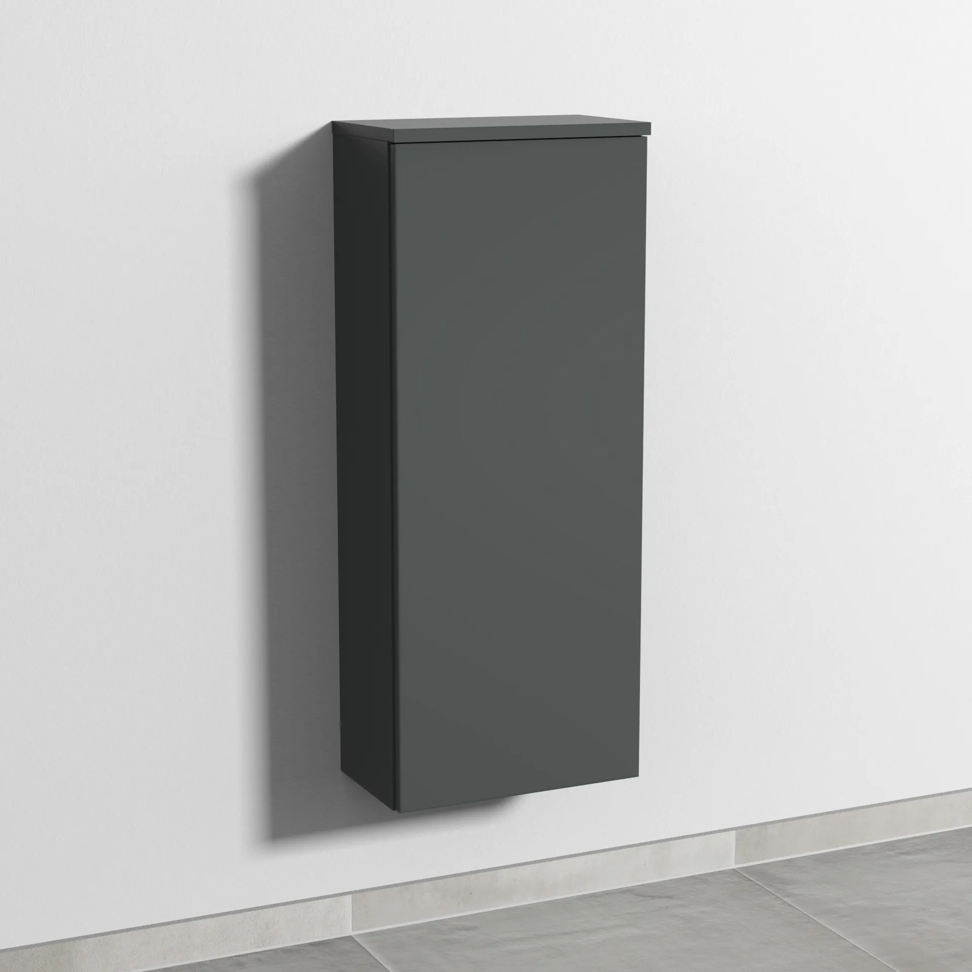 Sanipa Mittelschrank „3way“ 350 × 850 × 199 mm Anschlag rechts, in Anthrazit (matt), Anschlag rechts