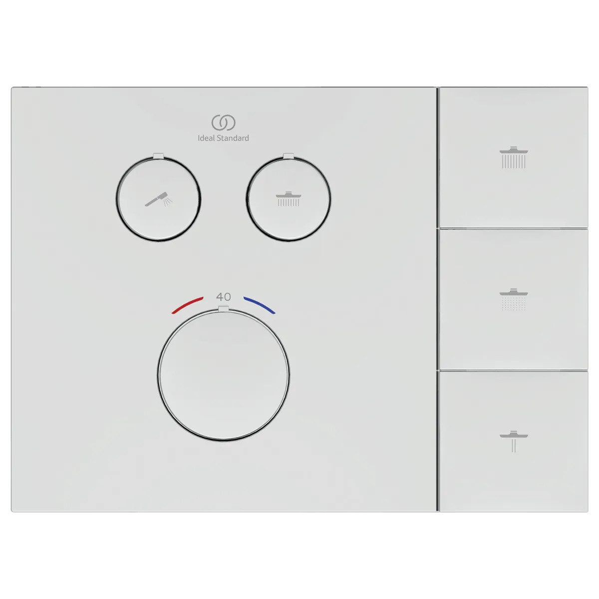 Brausethermostat Unterputz Ceratherm Navigo Solos Brushed Gold Brausethermostat Unterputz Ceratherm Navigo Solos Brushed Gold