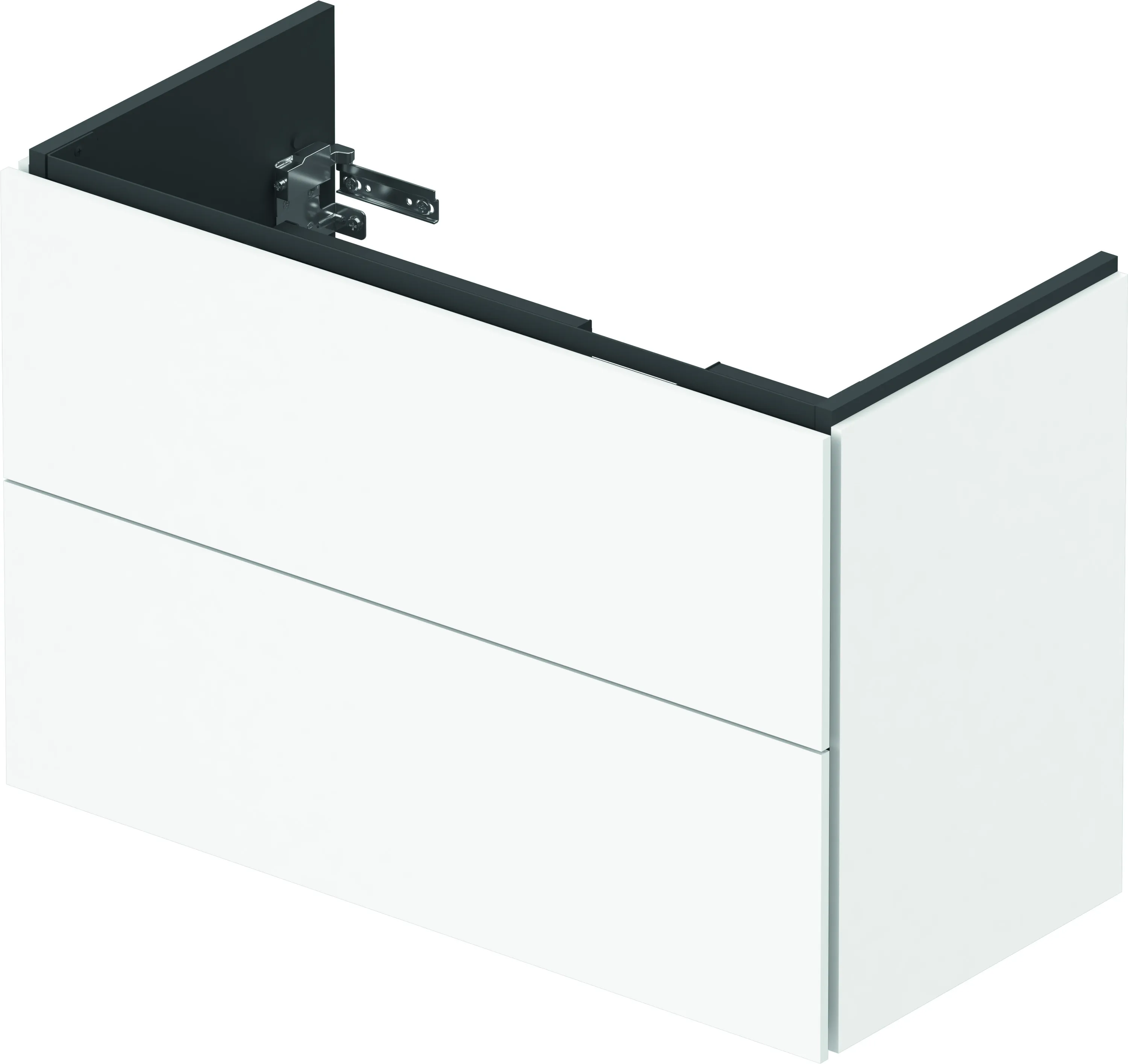 Duravit Waschtischunterschrank wandhängend „L-Cube“ 82 × 55 × 39,1 cm Weiß Matt Duravit Waschtischunterschrank wandhängend „L-Cube“ 82 × 55 × 39,1 cm Weiß Matt