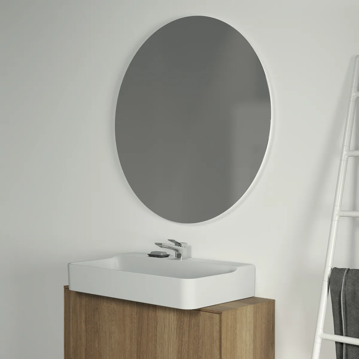 Ideal Standard Spiegel „Conca“ 100 × 100 cm Ideal Standard Spiegel „Conca“ 100 × 100 cm