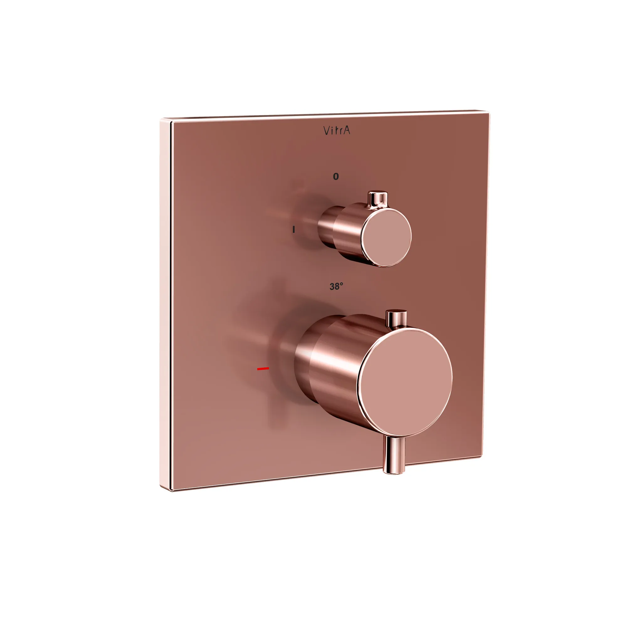 VitrA Thermostat-Einhebel-Brausearmatur V-Box UP, Kupfer Soft VitrA Thermostat-Einhebel-Brausearmatur V-Box UP, Kupfer Soft