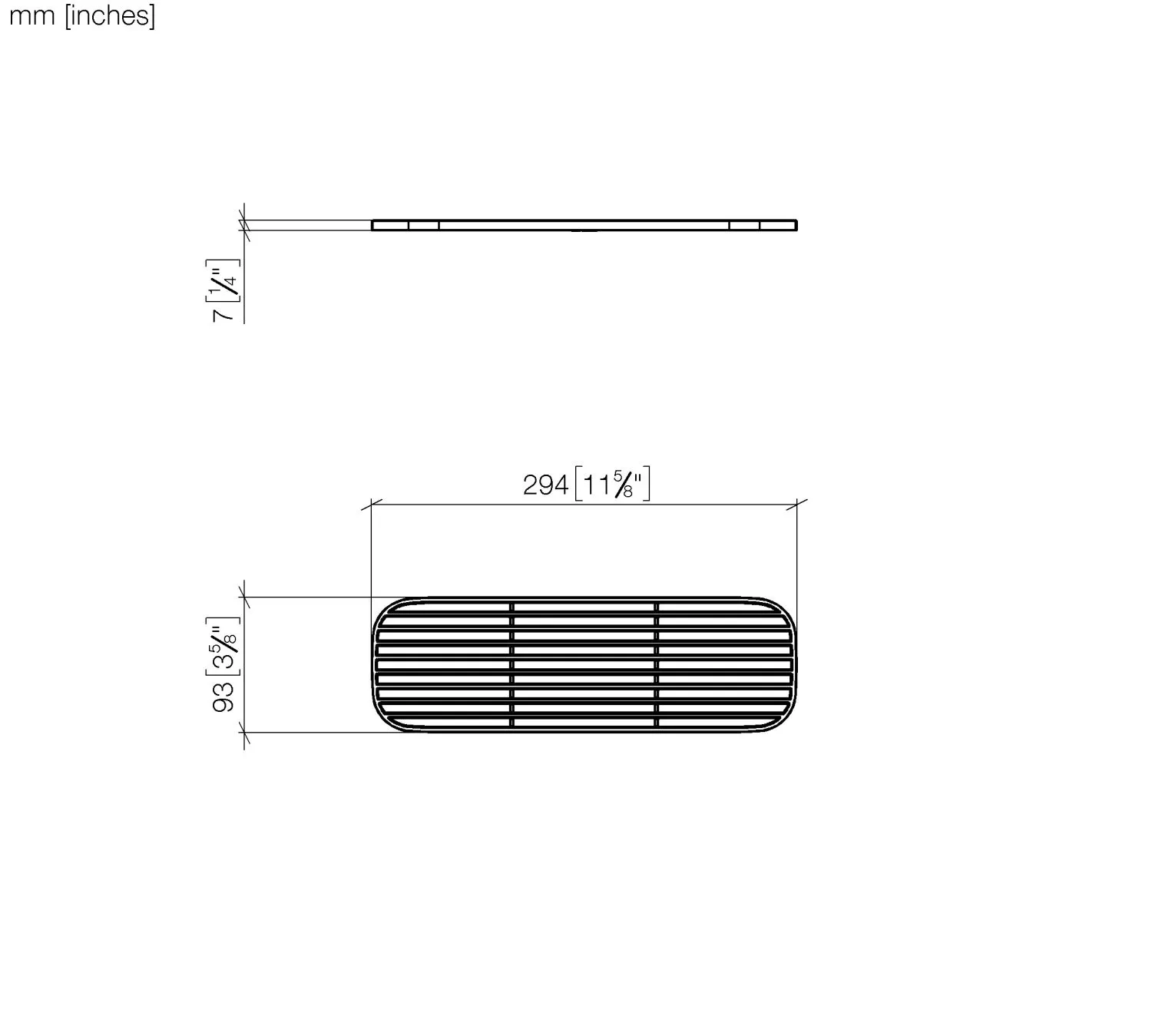 Gittereinsatz SERIENSPEZIFISCH Schwarz matt 82482970 Gittereinsatz SERIENSPEZIFISCH Schwarz matt 82482970