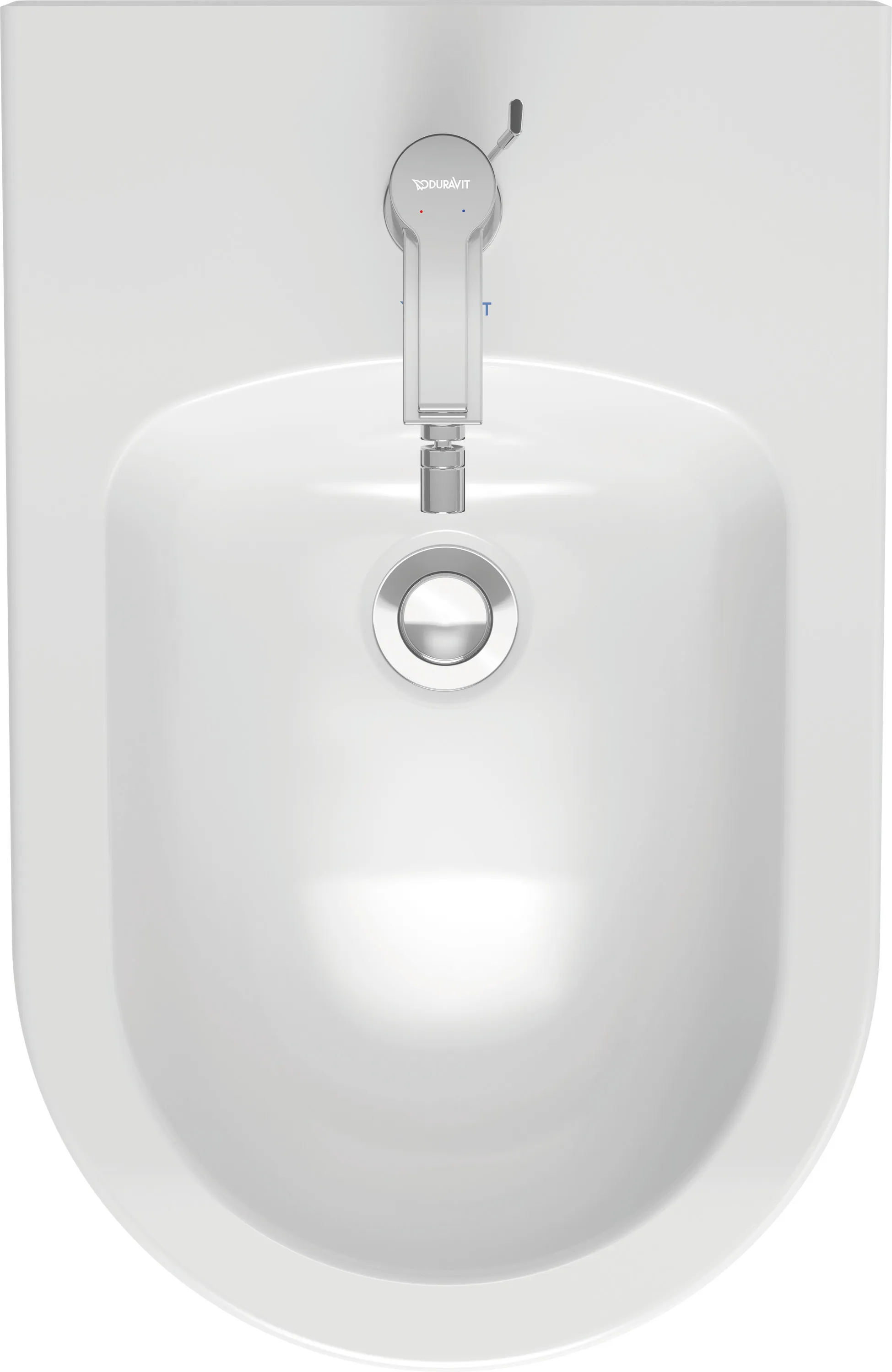 Duravit Wand-Bidet „ME by Starck“, Befestigung verdeckt 37 × 57 × 29,5 cm in Weiß Hochglanz Duravit Wand-Bidet „ME by Starck“, Befestigung verdeckt 37 × 57 × 29,5 cm in Weiß Hochglanz