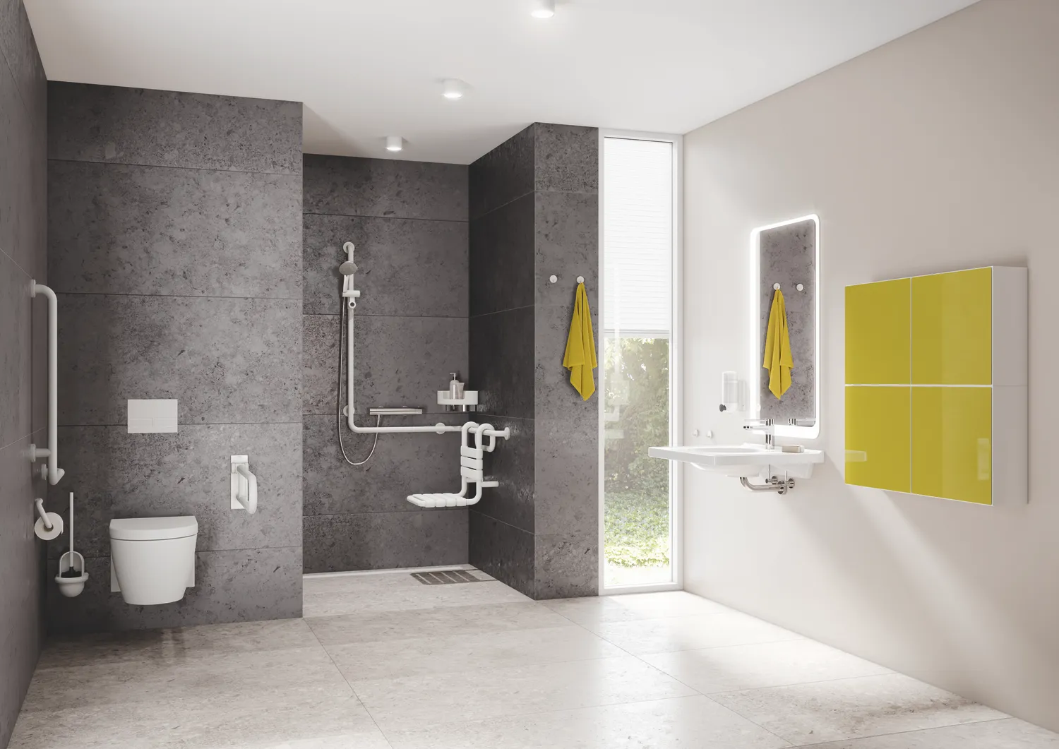 Einhängesitz „Serie 801“ in Felsgrau Einhängesitz „Serie 801“ in Felsgrau