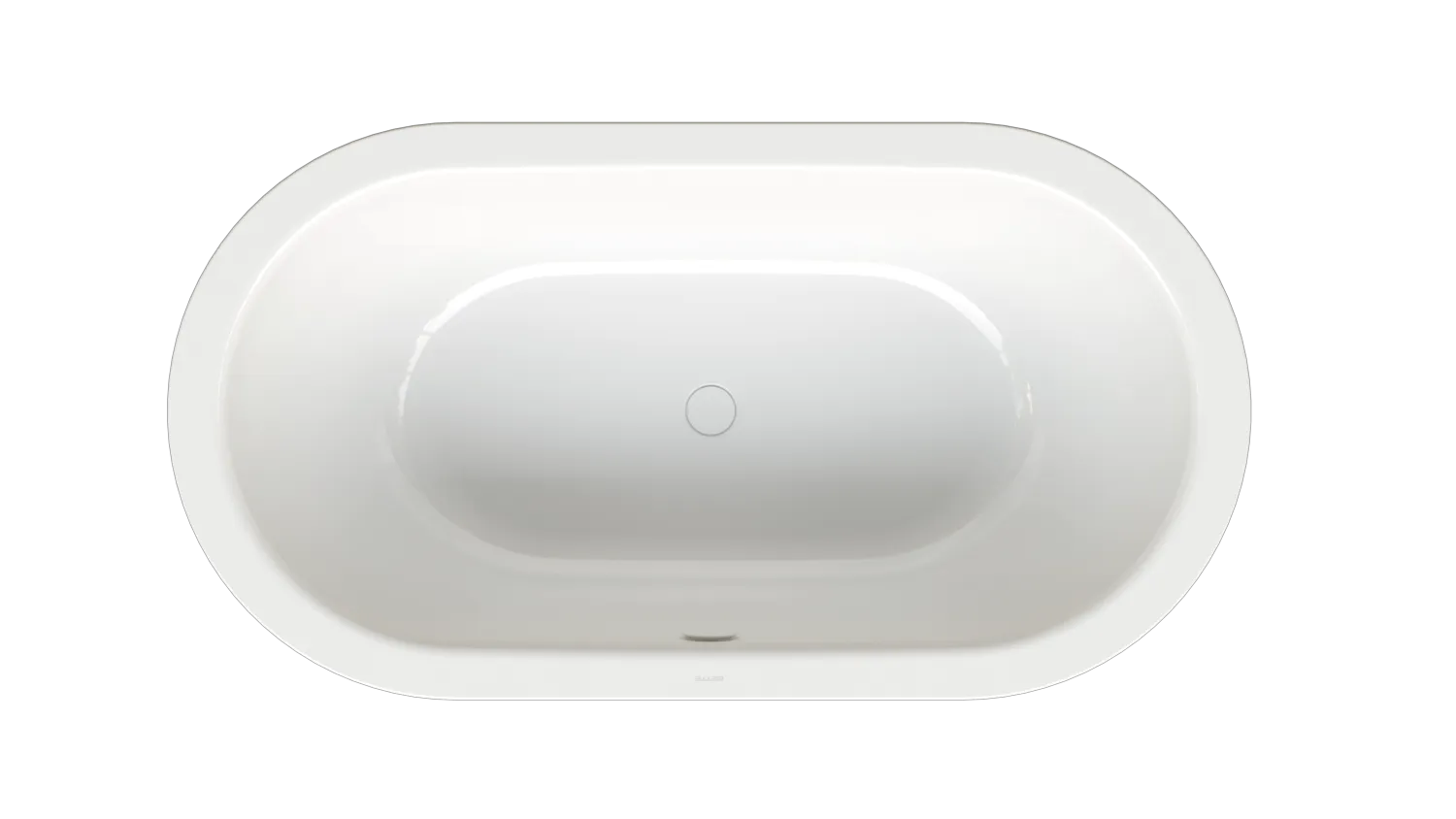 BetteStarlet Oval Badewanne, 1500 x 800 mm, weiß, glasierter Titan-Stahl, Einbau, Unterbau, 2-Sitzer