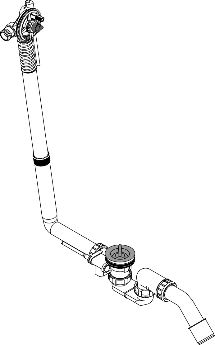 Ein-, Ab- und Überlaufgarnitur Exafill S Grundset für Normalwannen Ein-, Ab- und Überlaufgarnitur Exafill S Grundset für Normalwannen