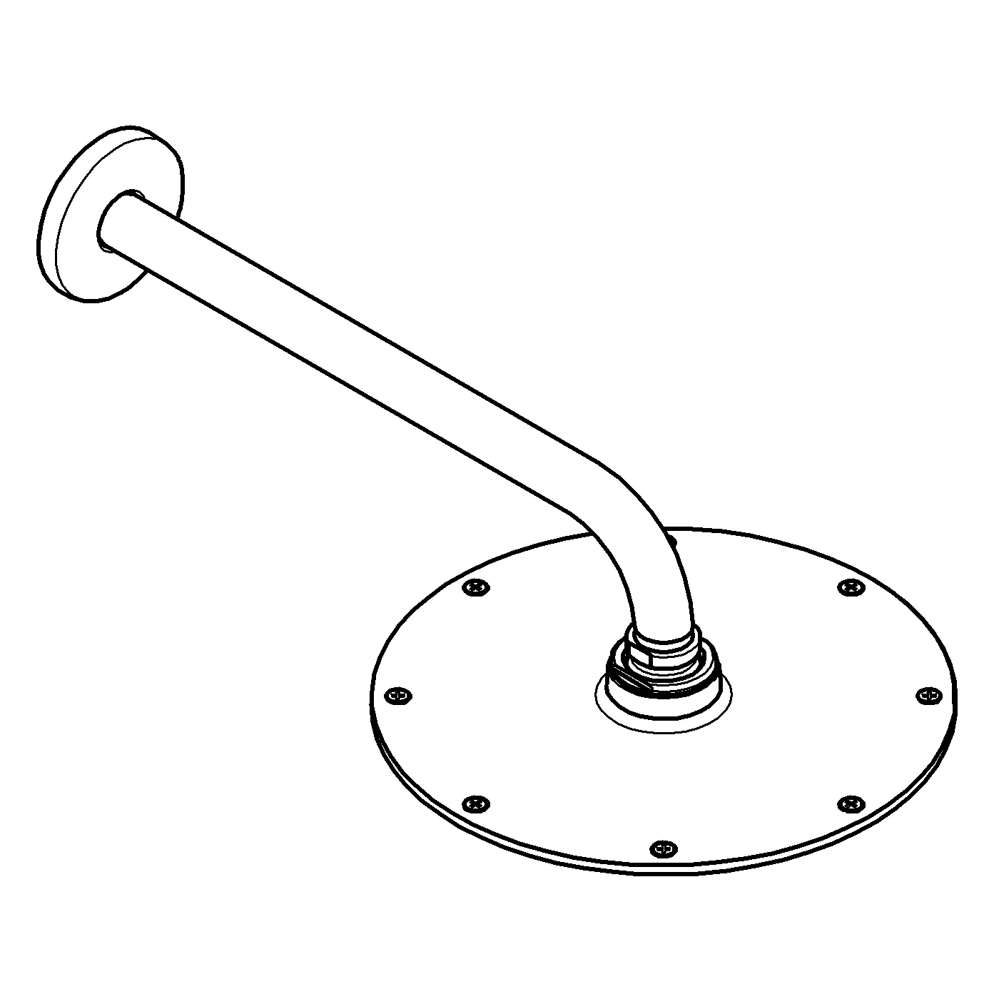 Grohe Rainshower Cosmopolitan 210 Kopfbrauseset 286 mm, 1 Strahlart Grohe Rainshower Cosmopolitan 210 Kopfbrauseset 286 mm, 1 Strahlart
