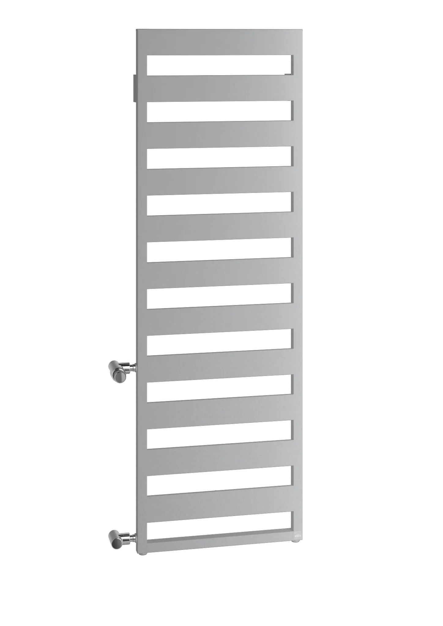 Kermi Design-Heizkörper „Casteo®-D“ 75 × 125,9 cm in glanzsilber Metallic