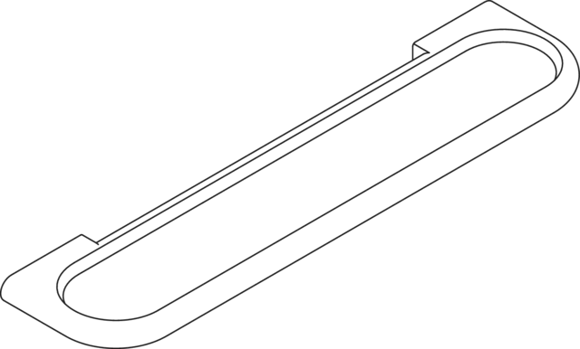HEWI Ablage „Serie 477“ in 60 × 2,6 × 14 cm HEWI Ablage „Serie 477“ in 60 × 2,6 × 14 cm