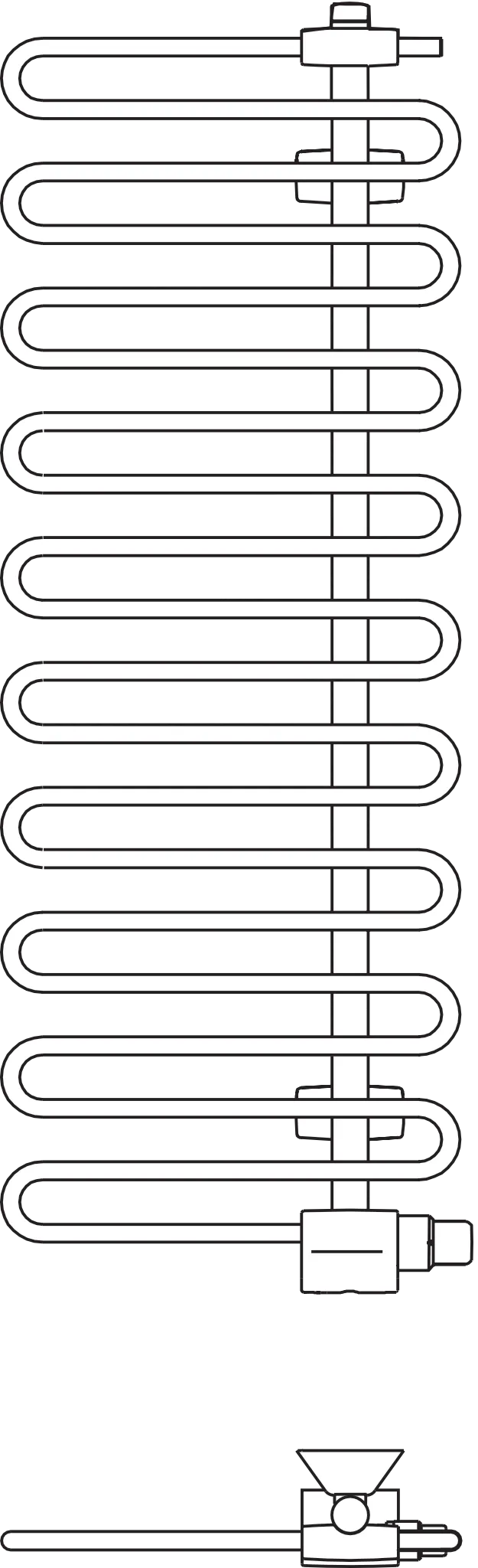 Kermi Design-Heizkörper „Icaro®“ 40 × 144,6 cm in Graphit Metallic Kermi Design-Heizkörper „Icaro®“ 40 × 144,6 cm in Graphit Metallic