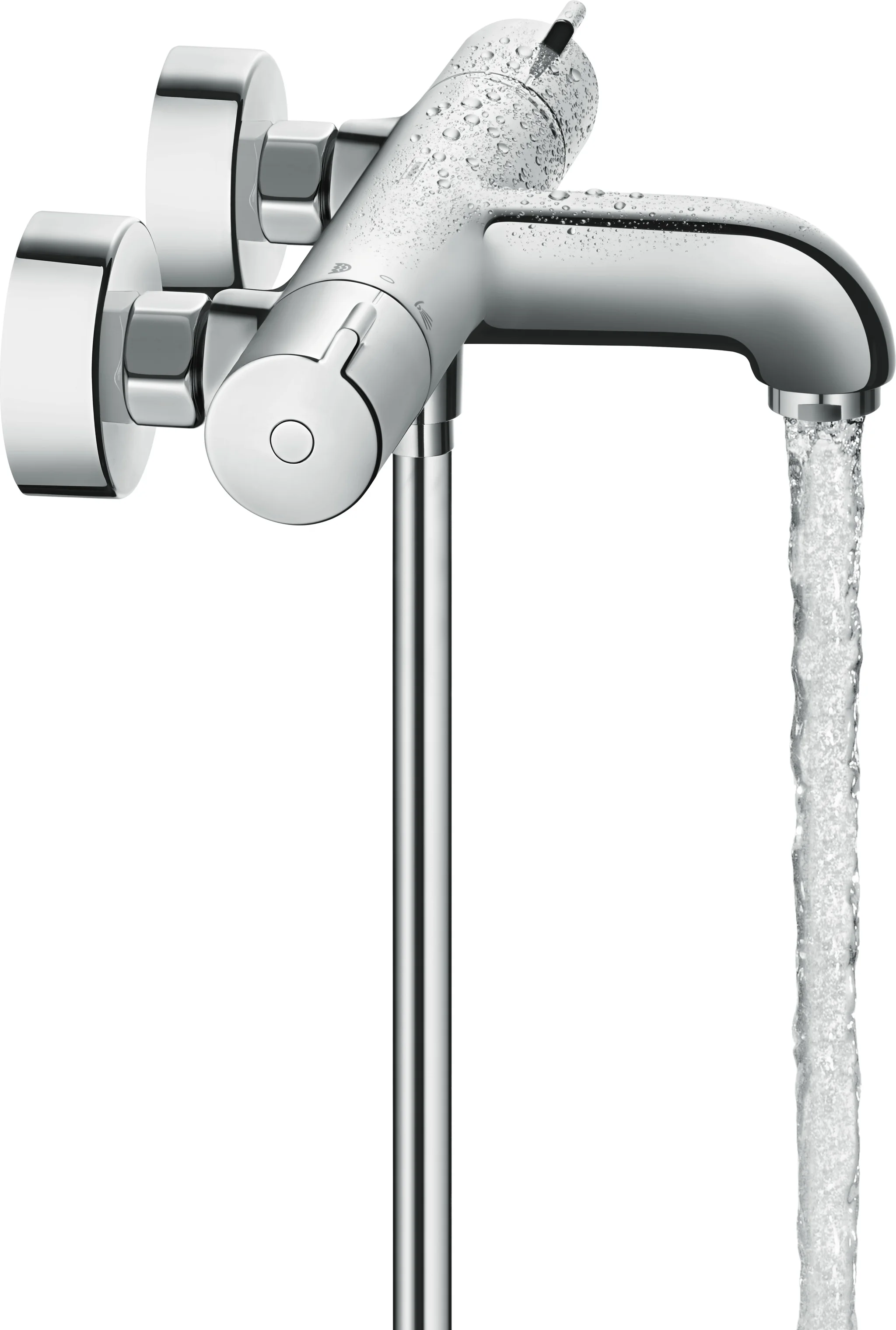 Hansgrohe Ecostat 1001 CL Wannenthermostat Aufputz Chrom, Ausladung 182 mm, 2 Verbraucher, Normalstrahl, max. Durchfluss 20 l/min Hansgrohe Ecostat 1001 CL Wannenthermostat Aufputz Chrom, Ausladung 182 mm, 2 Verbraucher, Normalstrahl, max. Durchfluss 20 l/min