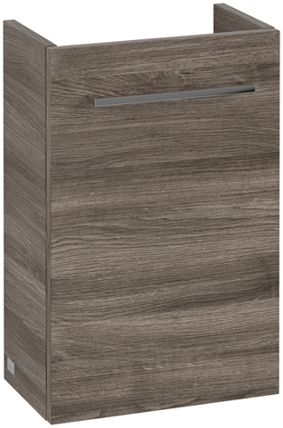 Villeroy & Boch Waschtischunterschrank mit Tür „Avento“ für Schrankwaschtisch 34 × 51,4 × 20,2 × 20,2 cm in Stone Oak, Anschlag links, Soft Closing, 1 Tür