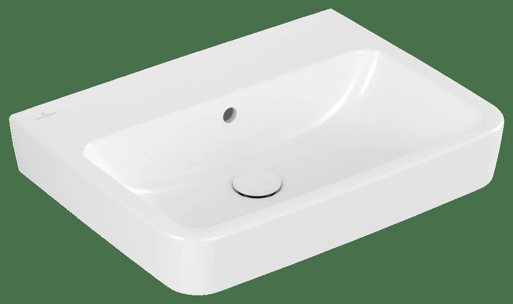 Villeroy & Boch O.novo Waschbecken 600x460mm Eckig Weiß Alpin Villeroy & Boch O.novo Waschbecken 600x460mm Eckig Weiß Alpin