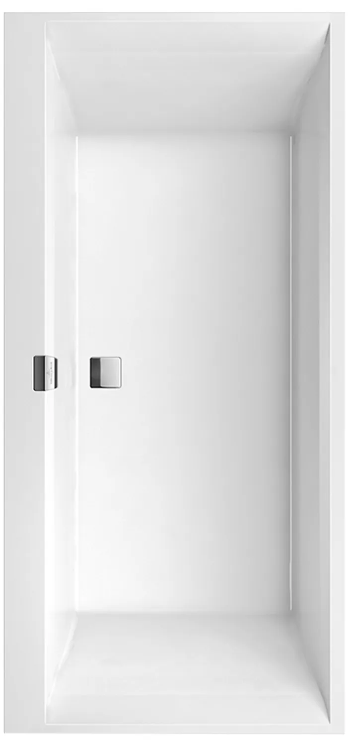 Villeroy & Boch Whirlwanne „Squaro Edge 12“ mit Whirlsystem „Hydropool Entry“ rechteck 190 × 90 cm in Weiß Alpin Villeroy & Boch Whirlwanne „Squaro Edge 12“ mit Whirlsystem „Hydropool Entry“ rechteck 190 × 90 cm in Weiß Alpin