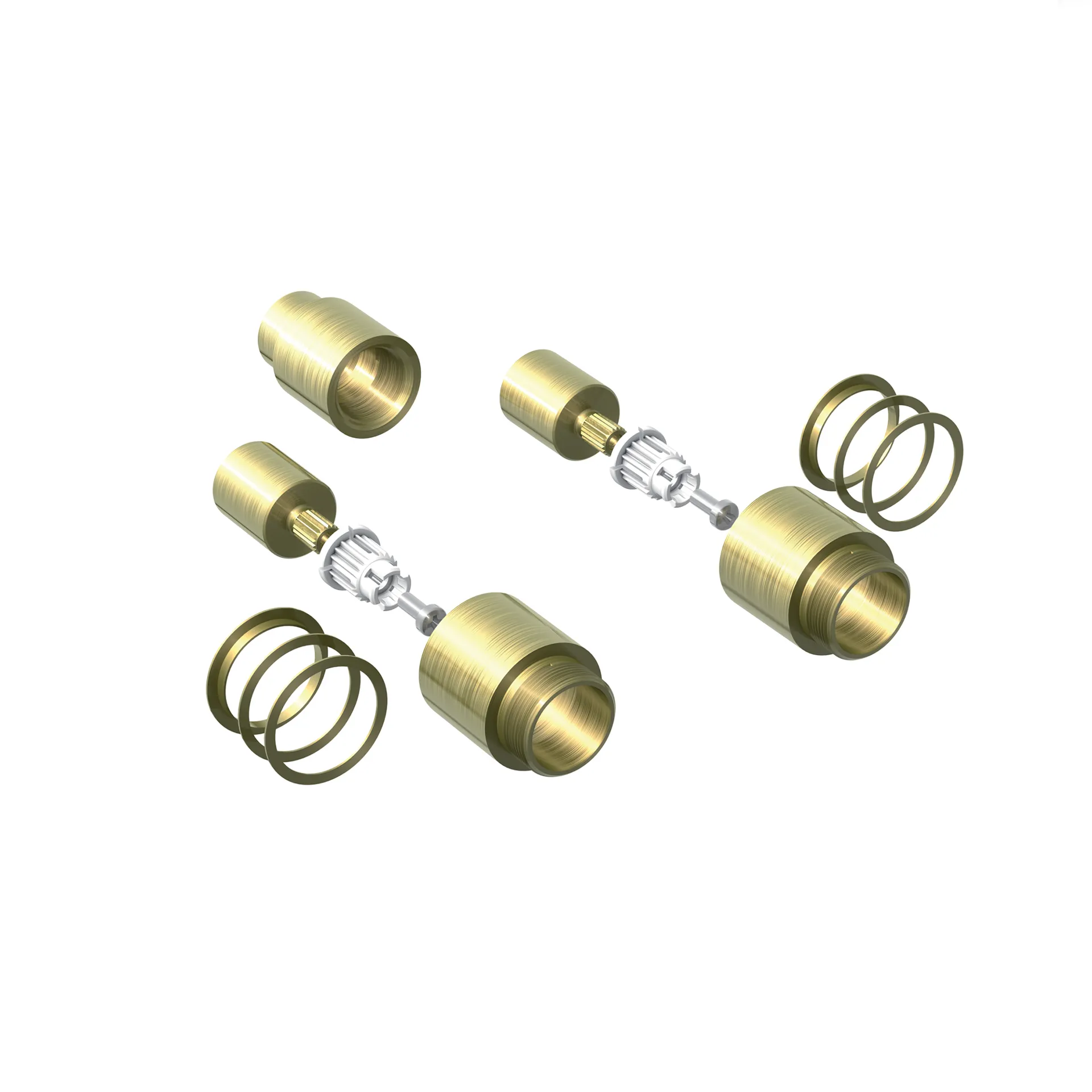Verlängerungsset für 2-Griff-UP- Waschtischmischer L=25 mm