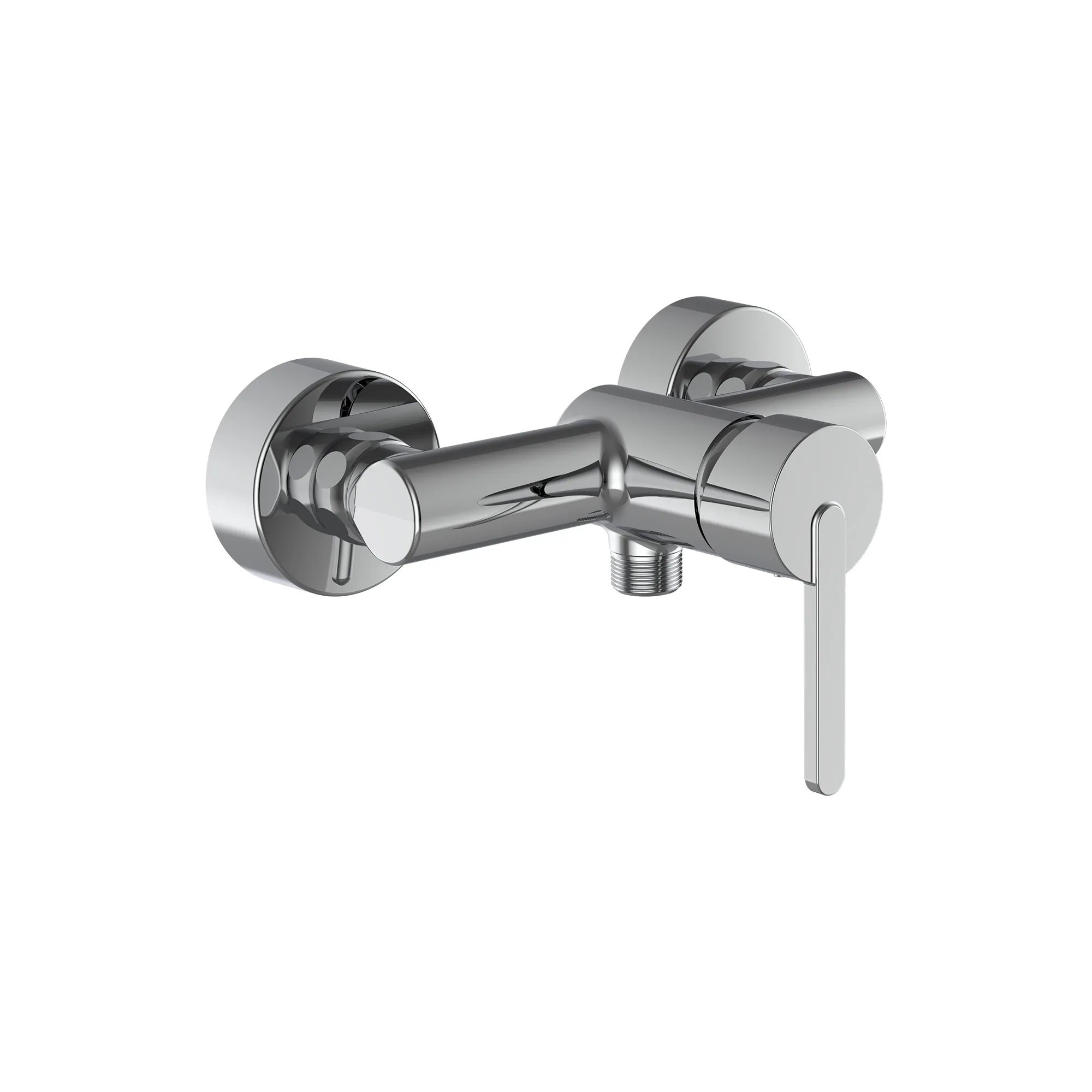 Einhebel-Brausemischer Lua Anschlussdistanz 150 mm Temperaturlimitierung Mengenlimitierung Patrone Hebel komplett mit Verschraubung ohne Zubehör, chrom Einhebel-Brausemischer Lua Anschlussdistanz 150 mm Temperaturlimitierung Mengenlimitierung Patrone Hebel komplett mit Verschraubung ohne Zubehör, chrom