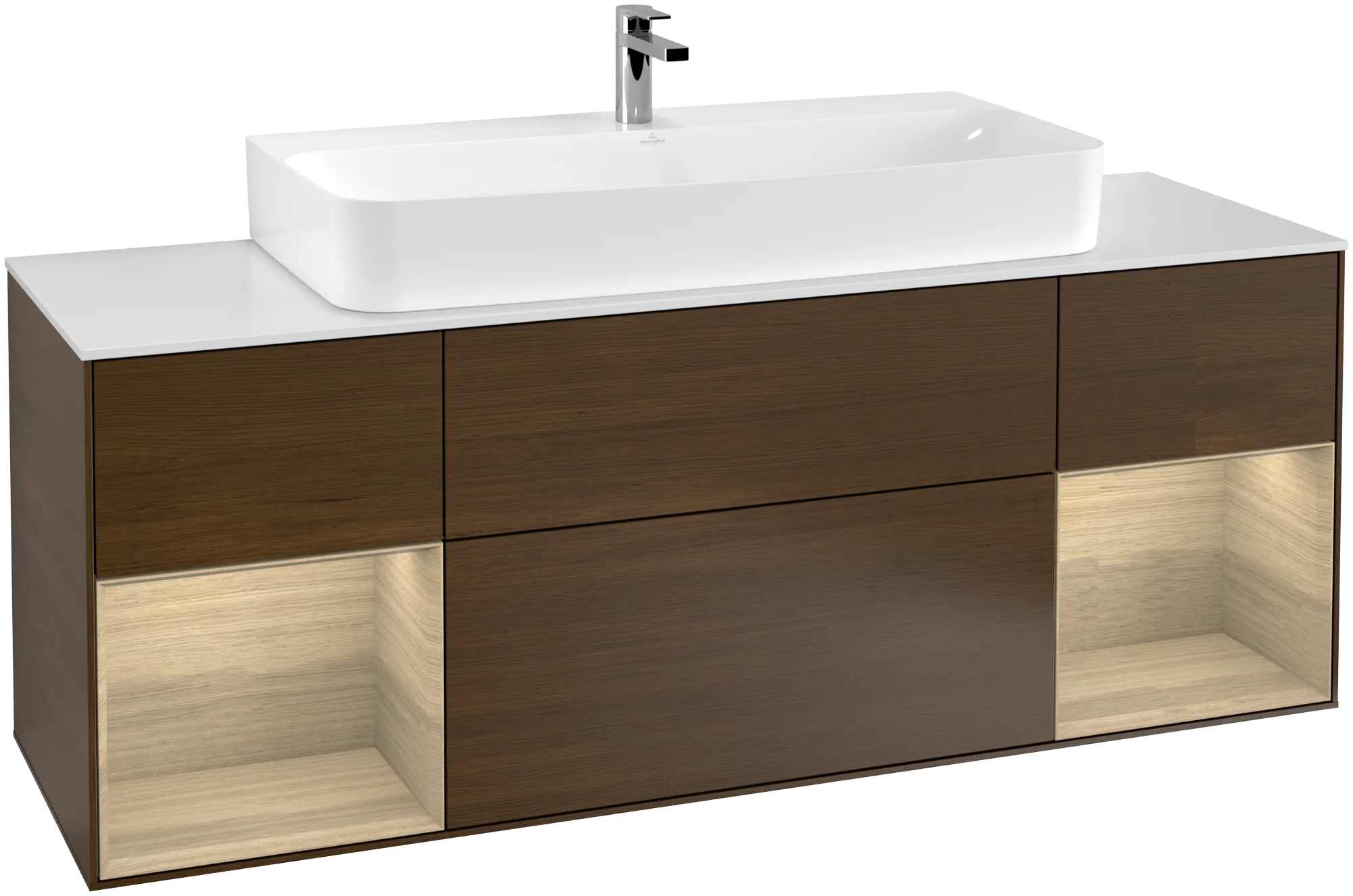 Villeroy & Boch Waschbeckenunterschrank Finion F21, 1600x603x501mm, mit Beleuchtung