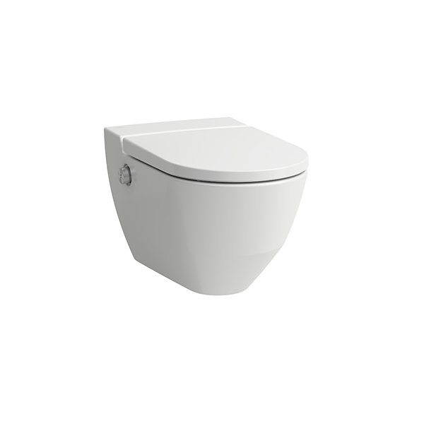 Dusch-Tiefspül-WC wandhängend CLEANET NAVIA 580x370x380 spülrandlos LCC weiß