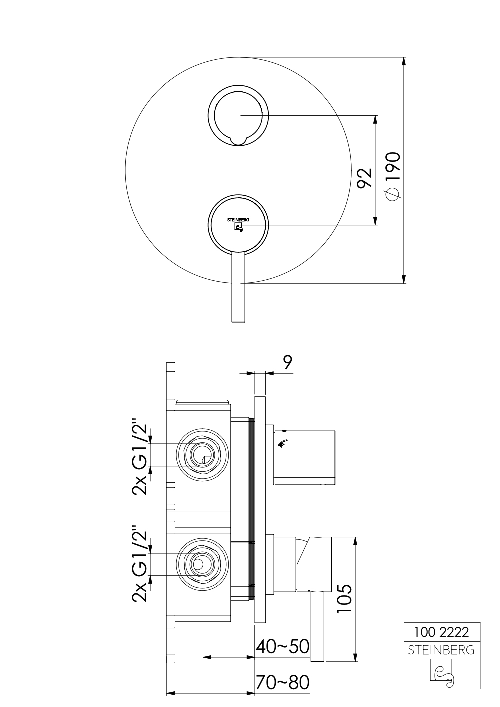 Steinberg Serie 100 Fertigmontageset Steinberg Serie 100 Fertigmontageset