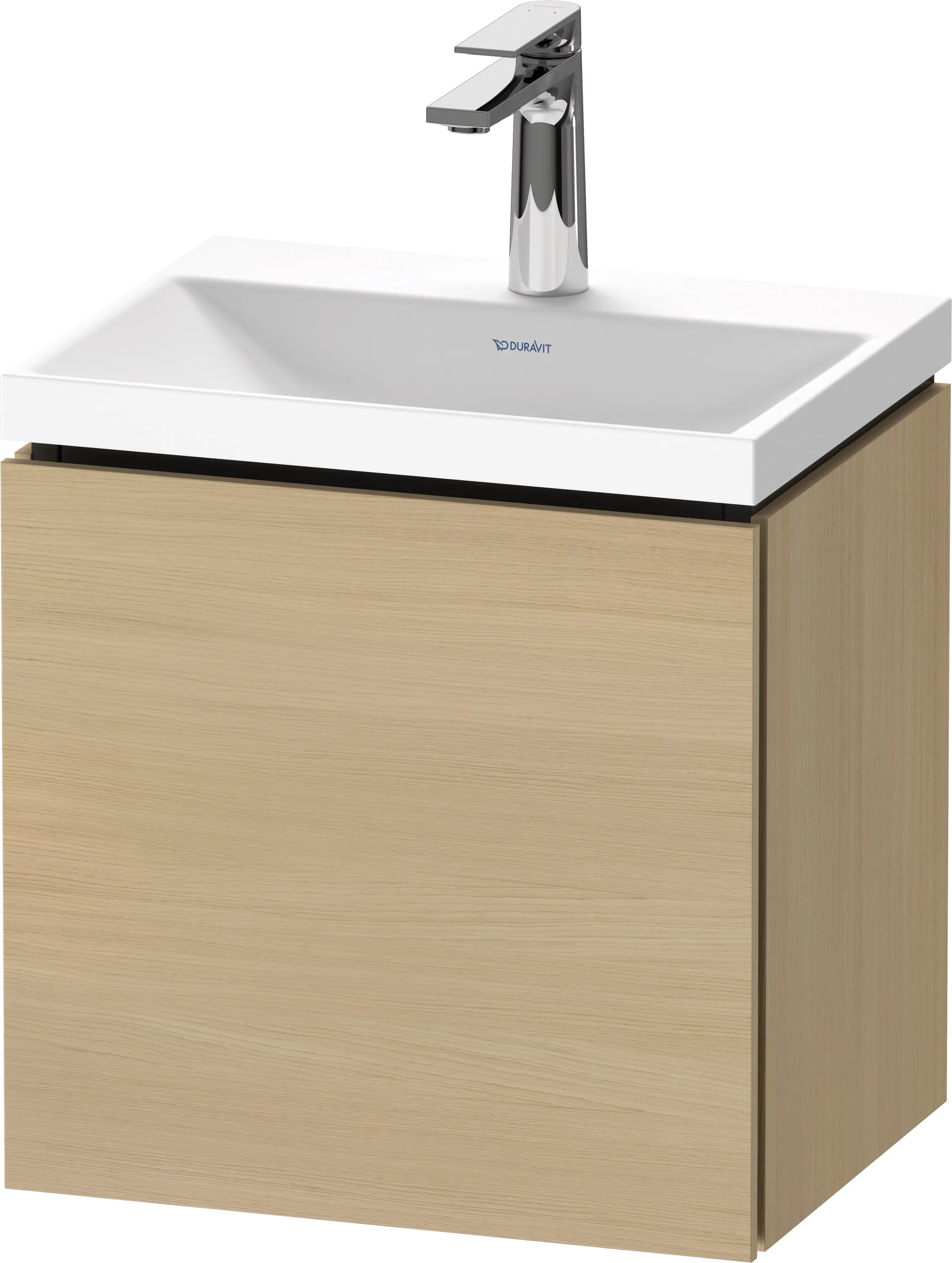 Duravit Möbelset c-shaped Set wandhängend wandhängend „L-Cube“ 45 × 48 × 35 cm Mediterrane Eiche