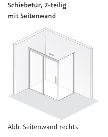 HSK teilgerahmte Duschabtrennung Schiebetür 2-teilig mit Seitenteil „Atelier Plan“ mit Exzenterprofil und Softclose Glas Chinchilla, Profile Schwarz-matt, B: 1000 mm H: 2060 mm T: 900 mm HSK teilgerahmte Duschabtrennung Schiebetür 2-teilig mit Seitenteil „Atelier Plan“ mit Exzenterprofil und Softclose Glas Chinchilla, Profile Schwarz-matt, B: 1000 mm H: 2060 mm T: 900 mm