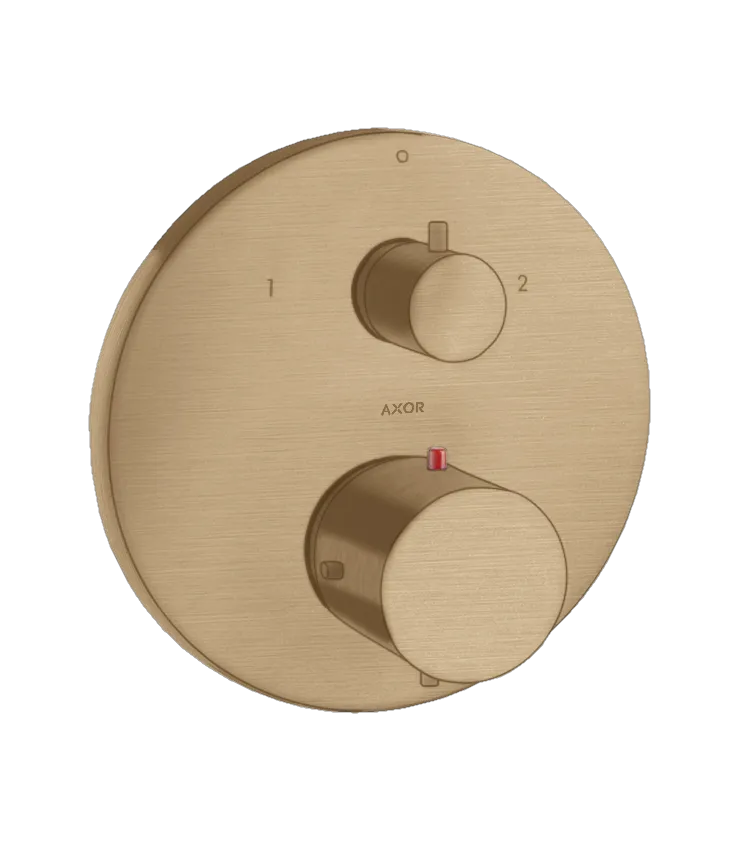 Hansgrohe AXOR Starck Thermostat Unterputz mit Ab- und Umstellventil, Brushed Bronze