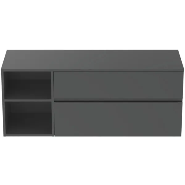 Ideal Standard Waschtischunterschrank „Finesse“ 140,2 × 55,8 × 50,5 cm Anthrazit matt lackiert