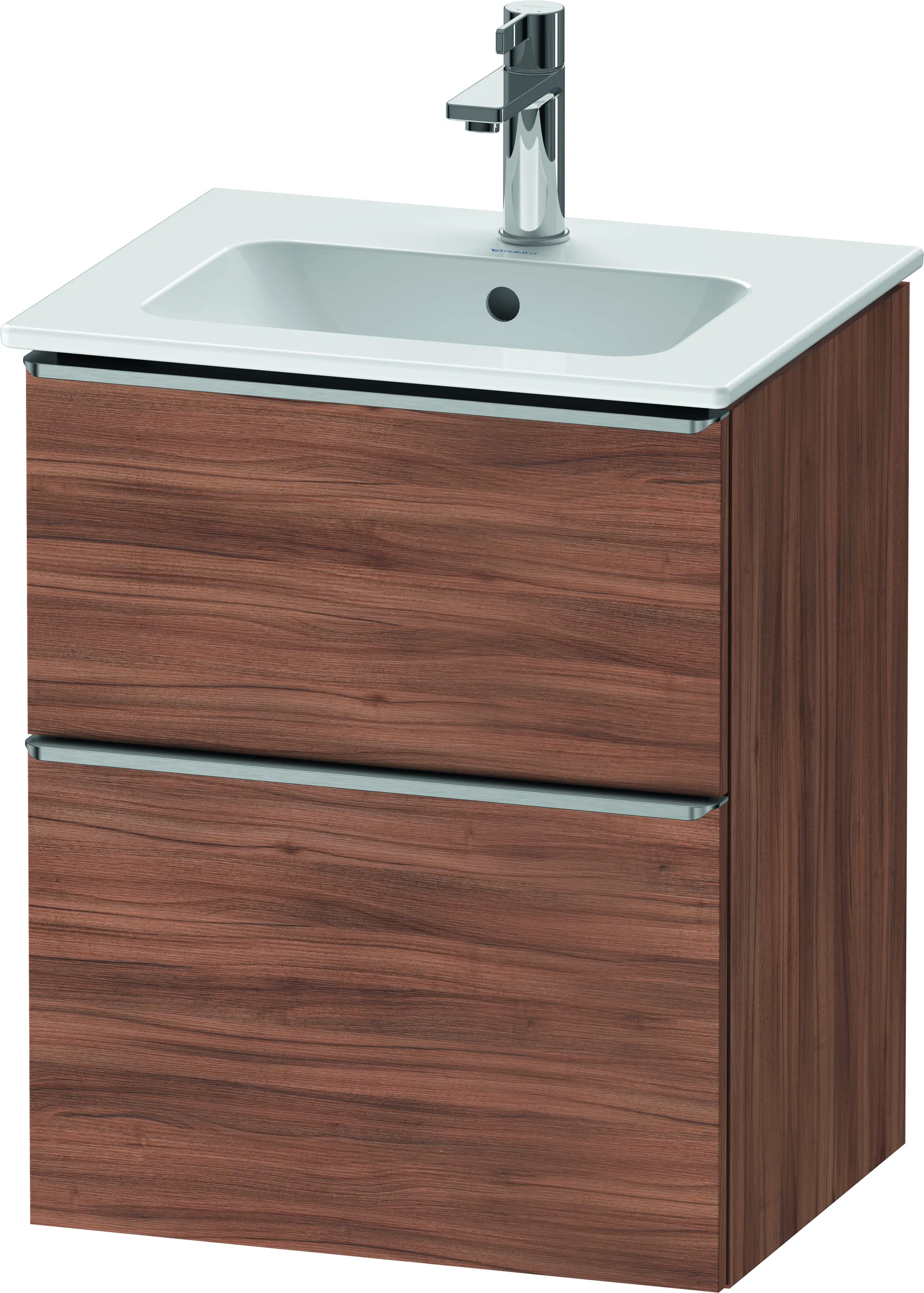Duravit Waschtischunterschrank wandhängend „D-Neo“ 51 × 62,5 × 40,2 cm Nussbaum Natur
