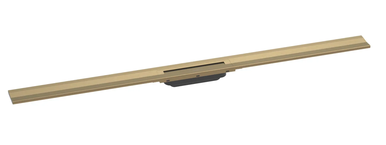 Hansgrohe RainDrain Flex Duschrinne 1200 mm, wandangebunden, Brushed Bronze, höhenverstellbar um 10 mm, bis zu 60 l/min Ablaufleistung Hansgrohe RainDrain Flex Duschrinne 1200 mm, wandangebunden, Brushed Bronze, höhenverstellbar um 10 mm, bis zu 60 l/min Ablaufleistung