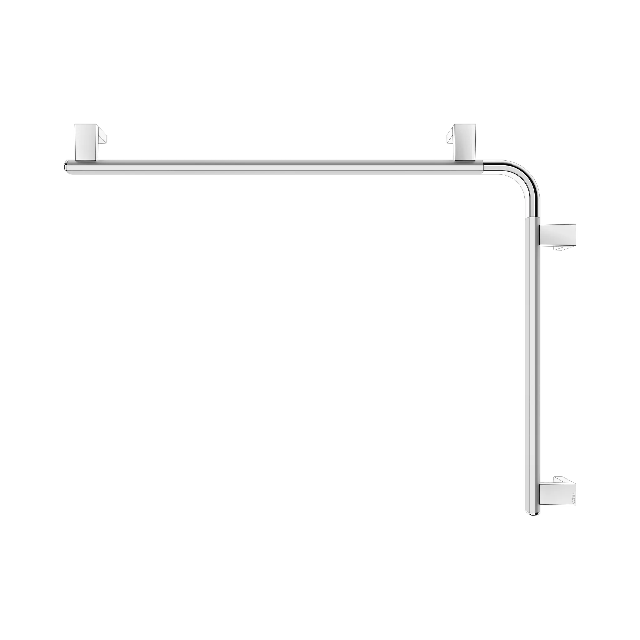 KEUCO Dusch- und Wannenhandlauf „Axess“ 60 cm Ausführung in Silber (eloxiert)