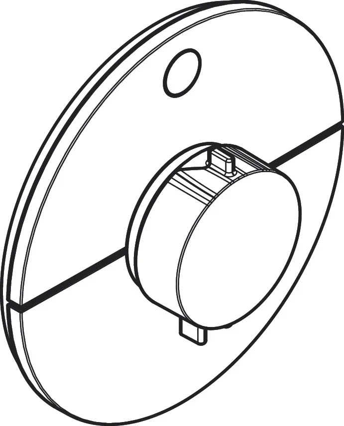 ShowerSelect Comfort S Thermostat Unterputz für 1 Verbraucher Chrom