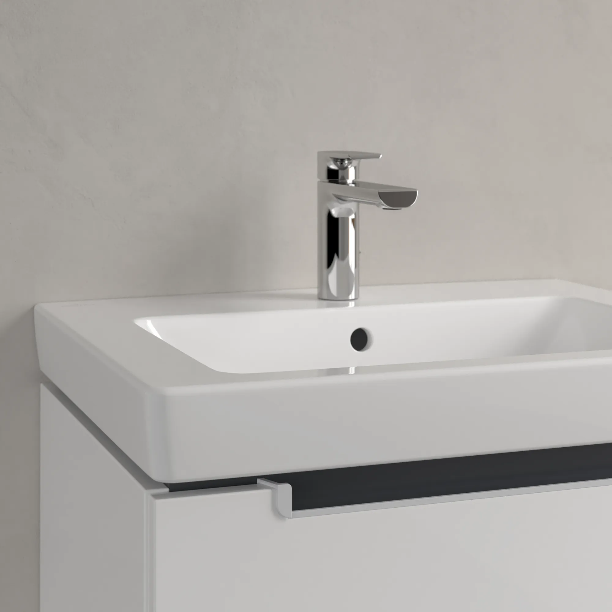 Villeroy & Boch Wandwaschtisch für Montage mit Möbel „Subway 2.0“ 600 × 470 × 150 mm, mit Hahnlochbohrung, Hahnlochposition mittig, mit Hahnlochbank in Weiß Alpin Villeroy & Boch Wandwaschtisch für Montage mit Möbel „Subway 2.0“ 600 × 470 × 150 mm, mit Hahnlochbohrung, Hahnlochposition mittig, mit Hahnlochbank in Weiß Alpin