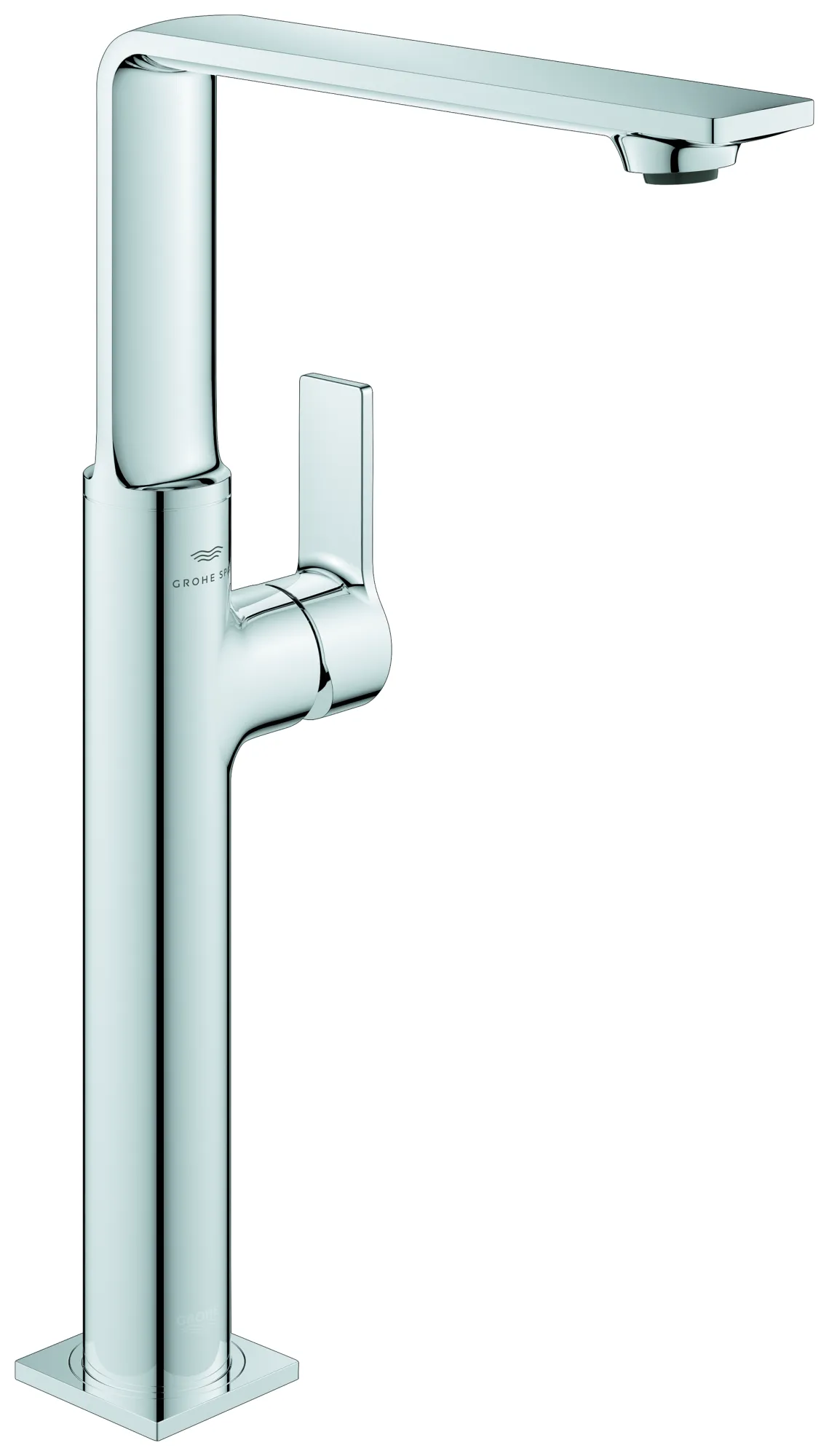 Einhand-Waschtischbatterie Allure 23403_1, XL-Size, für freistehende Waschschüsseln, glatter Körper mit Push-open Ablaufgarnitur, chrom Einhand-Waschtischbatterie Allure 23403_1, XL-Size, für freistehende Waschschüsseln, glatter Körper mit Push-open Ablaufgarnitur, chrom