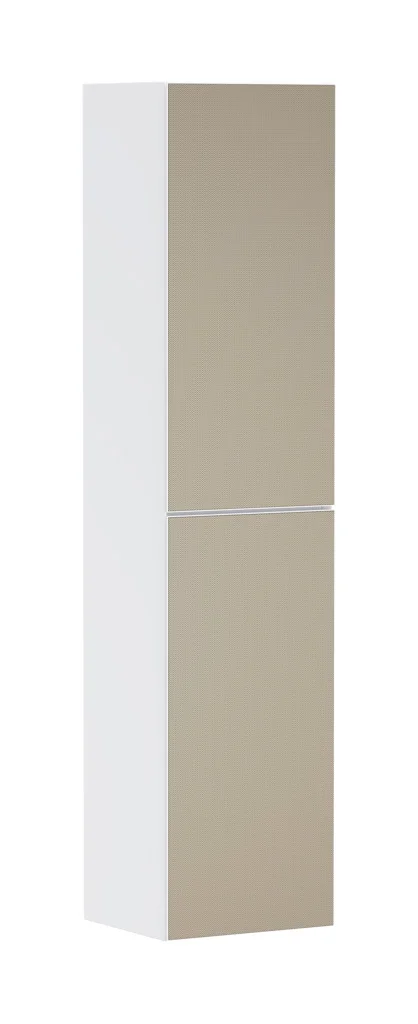 Hansgrohe Xevolos E Hochschrank Mattweiß 400/360 mm, Türanschlag links, Bronze Struktur Front Hansgrohe Xevolos E Hochschrank Mattweiß 400/360 mm, Türanschlag links, Bronze Struktur Front