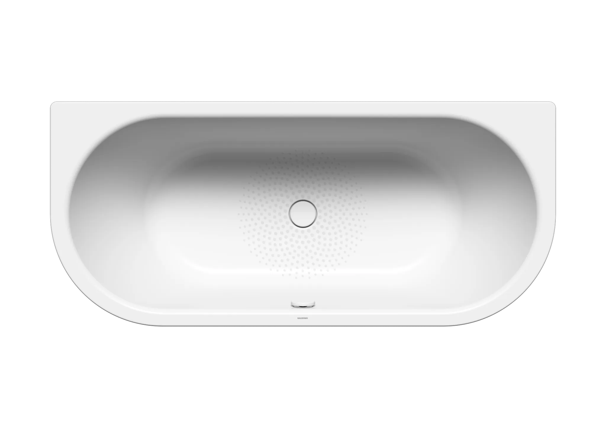 Kaldewei Badewanne „Centro Duo 2“ vorwand 170 × 75 cm mit Überlaufbohrung, in alpinweiß