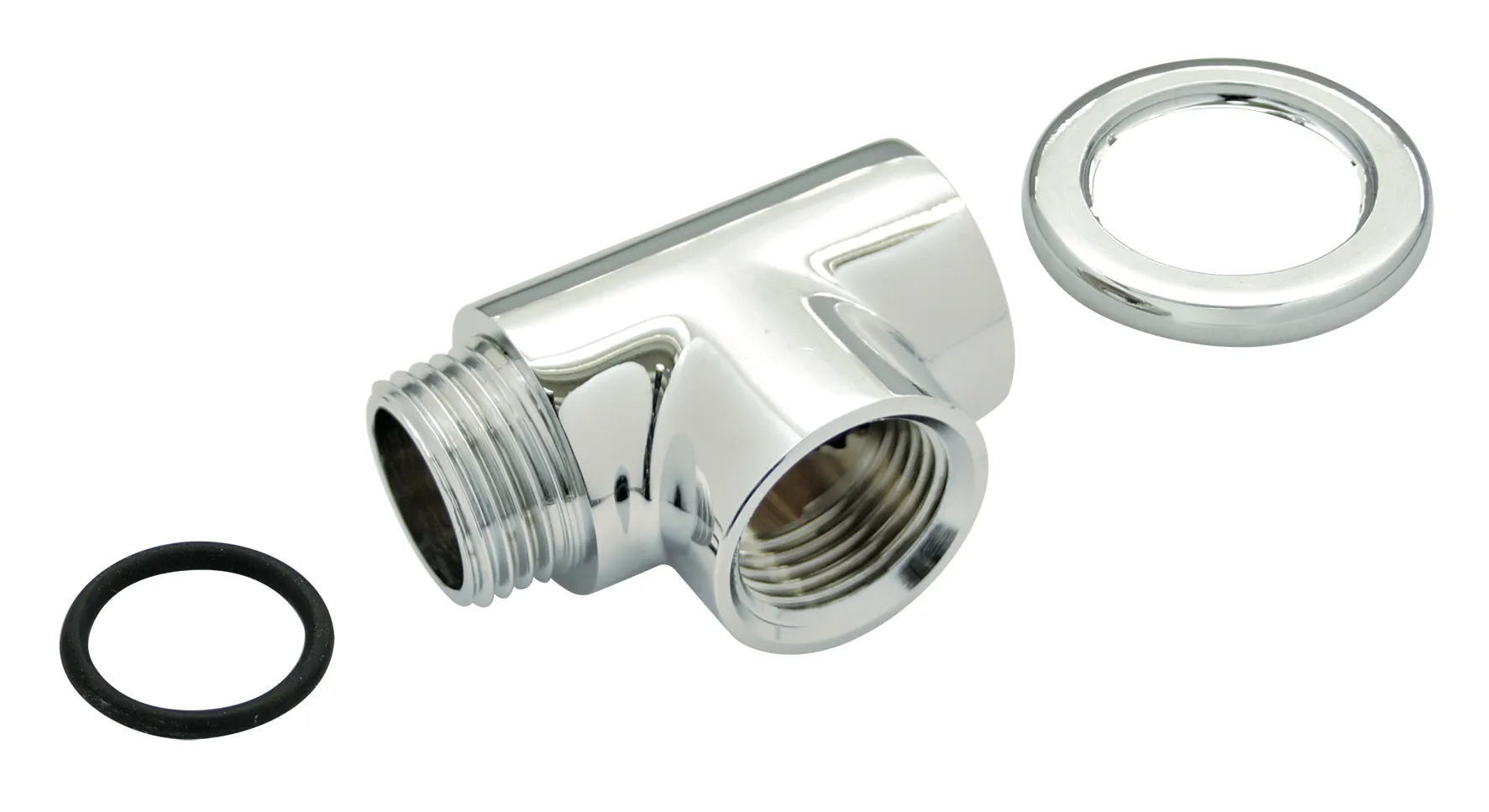 Zehnder T-Stück für „DBM“ in verchromt Zehnder T-Stück für „DBM“ in verchromt