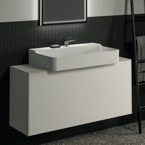 Ideal Standard Waschtischunterschrank „Conca“ 120 × 54 × 37,3 cm Weiß matt lackiert