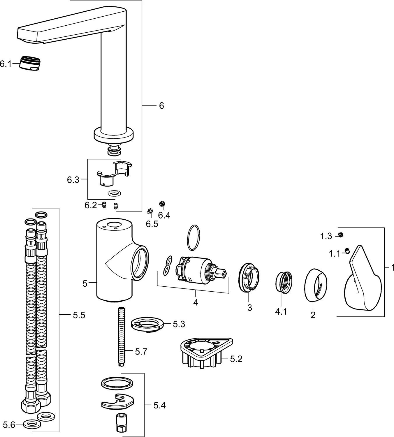 HansaTWIST Einhebelmischer Küchenarmatur HansaTWIST 0920 Ausladung 193 mm DN15 Chrom HansaTWIST Einhebelmischer Küchenarmatur HansaTWIST 0920 Ausladung 193 mm DN15 Chrom