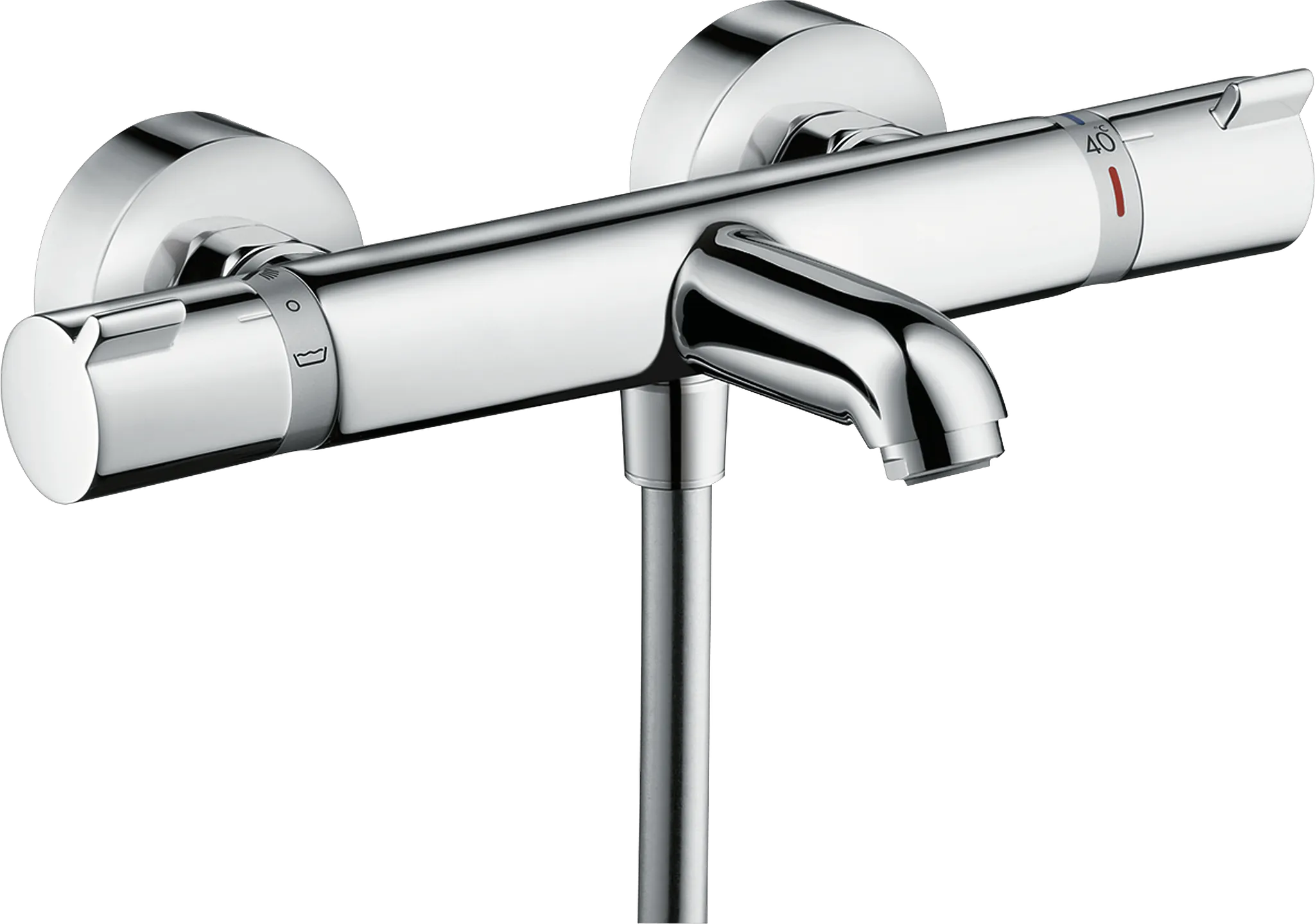 Hansgrohe Ecostat Comfort Wannenthermostat Aufputz Chrom Hansgrohe Ecostat Comfort Wannenthermostat Aufputz Chrom