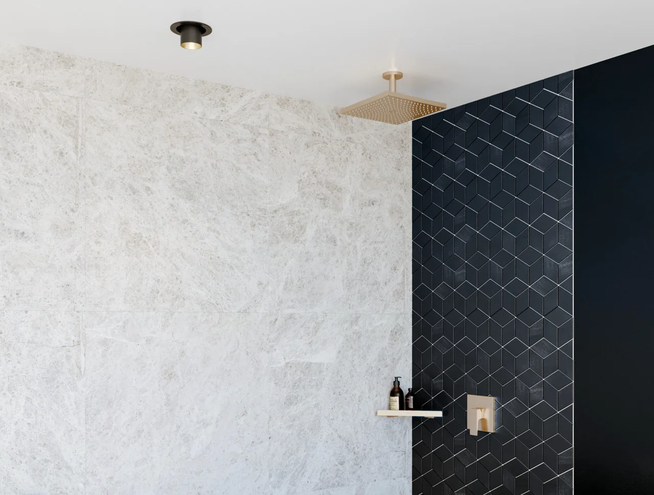 Hansgrohe Metropol Einhebel-Brausemischer Unterputz Brushed Bronze, Keramikmischsystem, einstellbare Temperaturbegrenzung, mit Schalldämpfer
