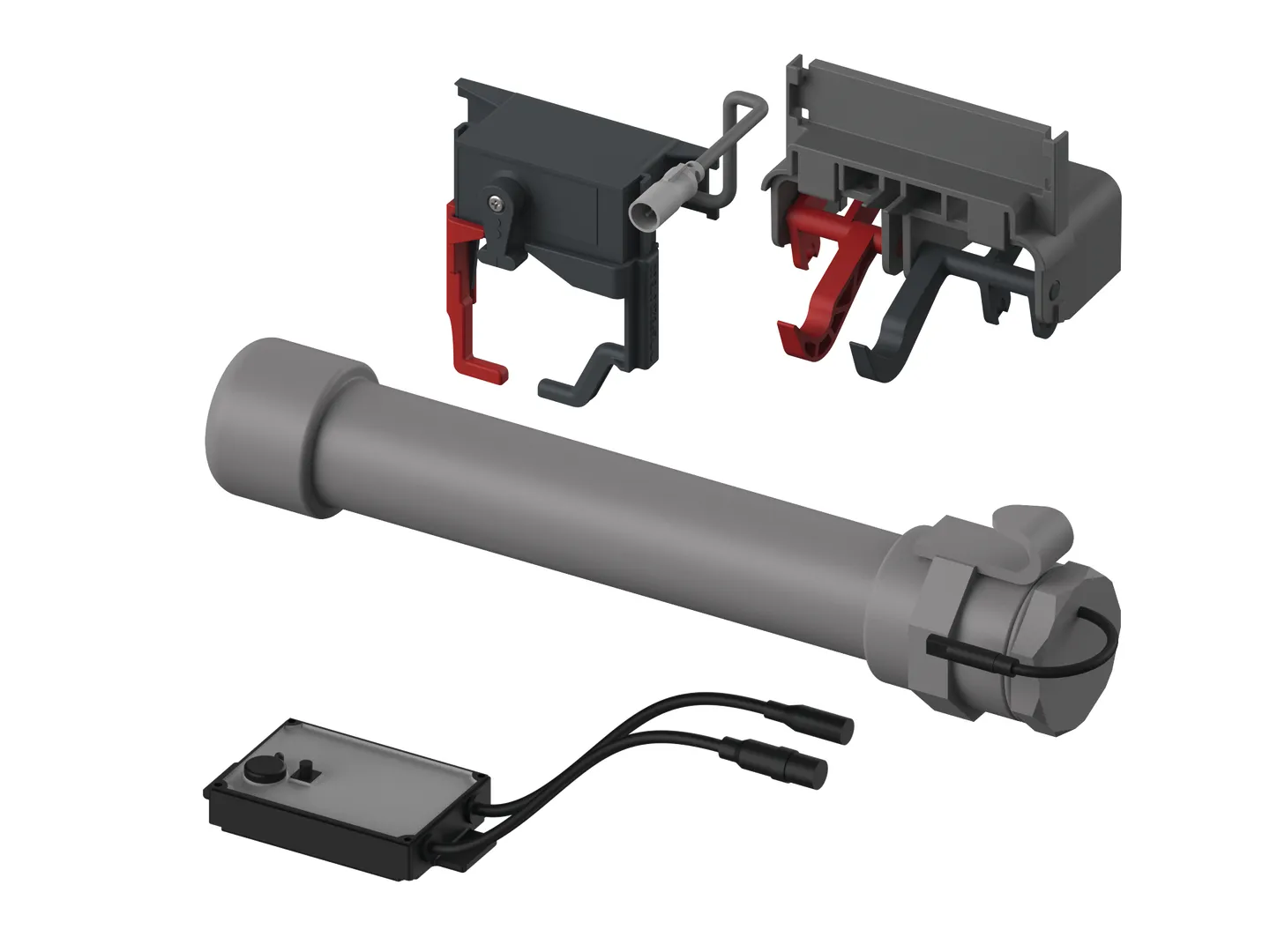 planus WC-Fernauslösung Funk für Stützklappgriffe, 6 V-Batterie