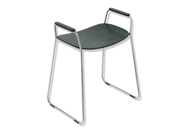 Duschhocker, Gestell verchromt, Sitzfläche und Armpads aus hochwertigem PIR Kunststoff (Post-Industrial-Recycling), Höhe 626 mm, Breite 536 mm, Sitzhöhe 480 mm, Sitzfläche 478 mm breit, in Farbe JH (Waldgrün) Duschhocker, Gestell verchromt, Sitzfläche und Armpads aus hochwertigem PIR Kunststoff (Post-Industrial-Recycling), Höhe 626 mm, Breite 536 mm, Sitzhöhe 480 mm, Sitzfläche 478 mm breit, in Farbe JH (Waldgrün)
