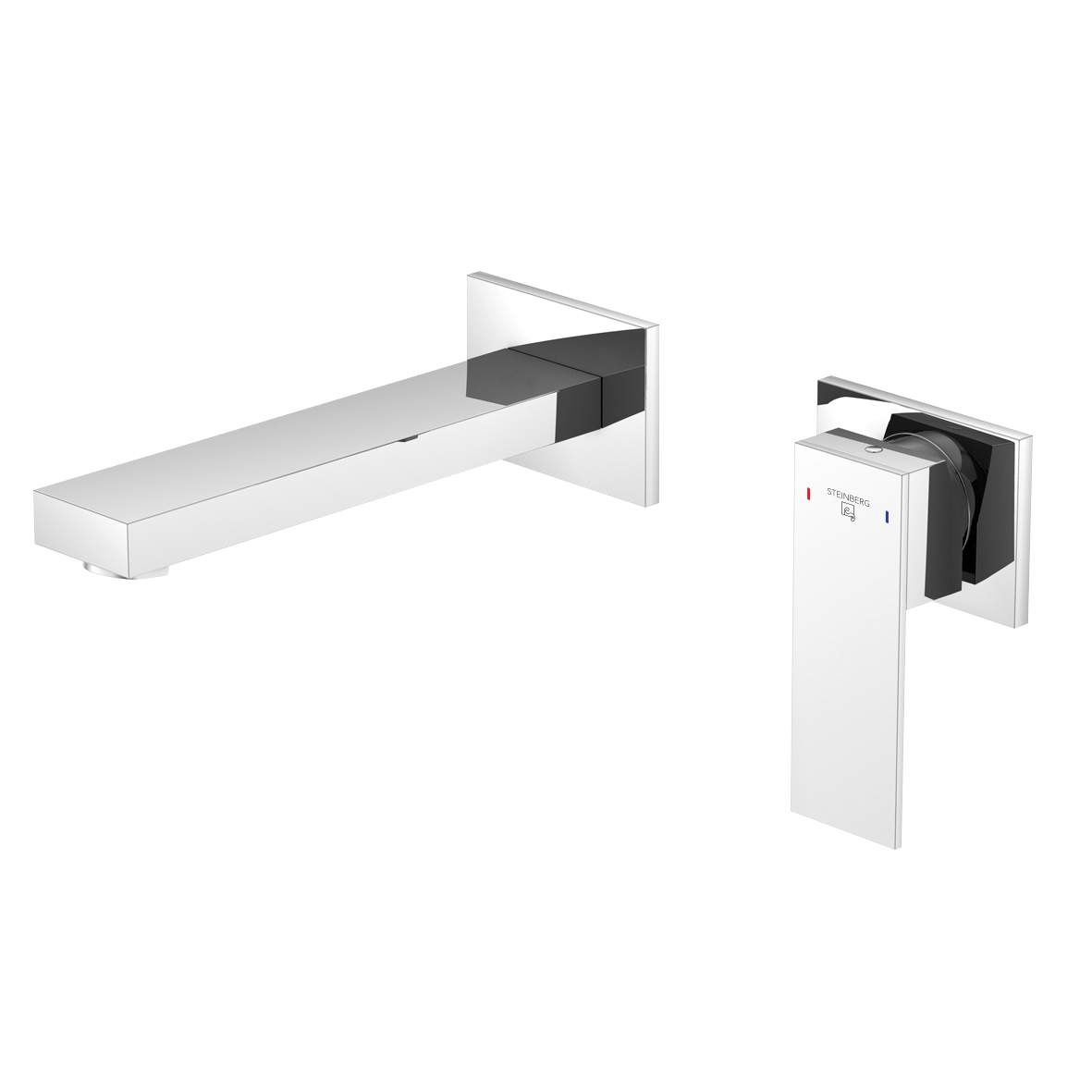 Serie 160 Fertigmontageset für Waschtisch-Einhebelmischer, 2 Rosetten, Ausladung: 17,5 cm Serie 160 Fertigmontageset für Waschtisch-Einhebelmischer, 2 Rosetten, Ausladung: 17,5 cm