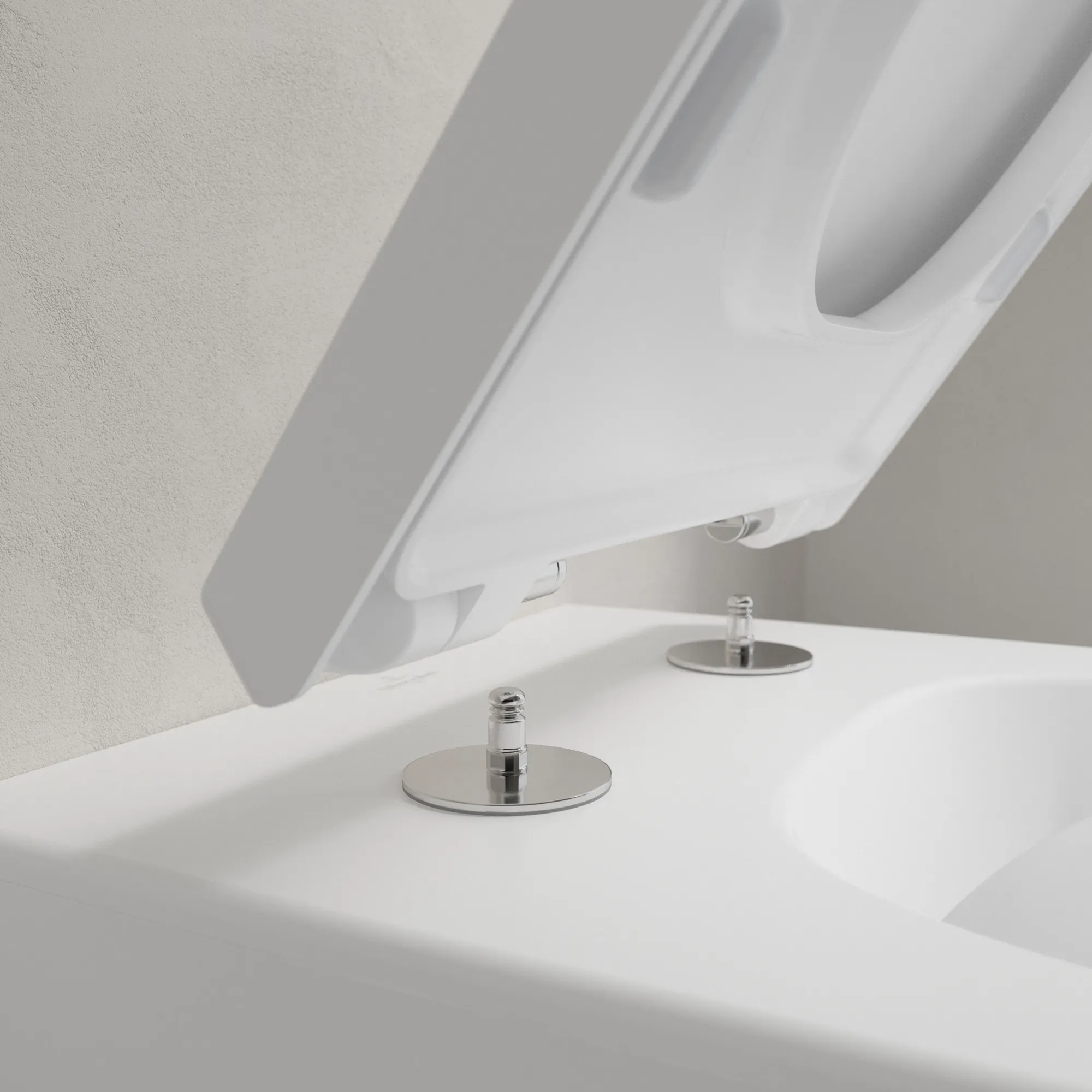 Wand-Tiefspül-WC DirectFlush „Venticello“ mit DirektFlush, Spülrandlos 37,5 × 33 × 56 cm in Stone White, ohne Spülrand Wand-Tiefspül-WC DirectFlush „Venticello“ mit DirektFlush, Spülrandlos 37,5 × 33 × 56 cm in Stone White, ohne Spülrand