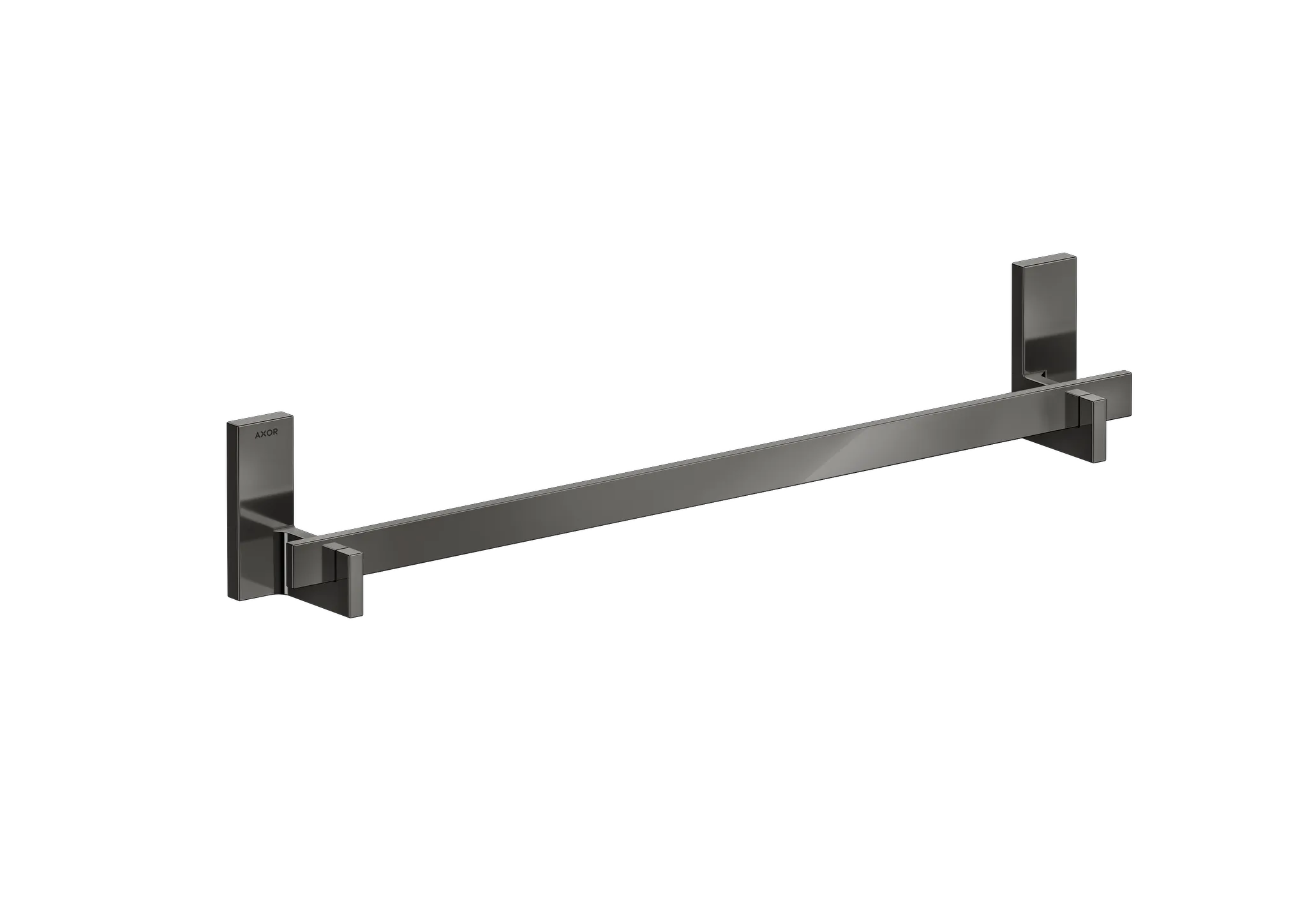 Hansgrohe AXOR Universal Rectangular Badetuchhalter 600 mm, Polished Black Chrome