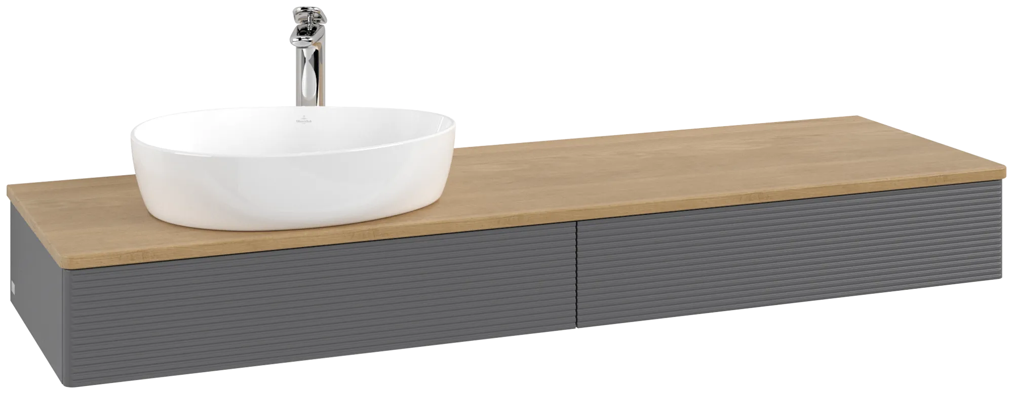 Villeroy & Boch Antao Waschbeckenunterschrank L15_5, anthrazit